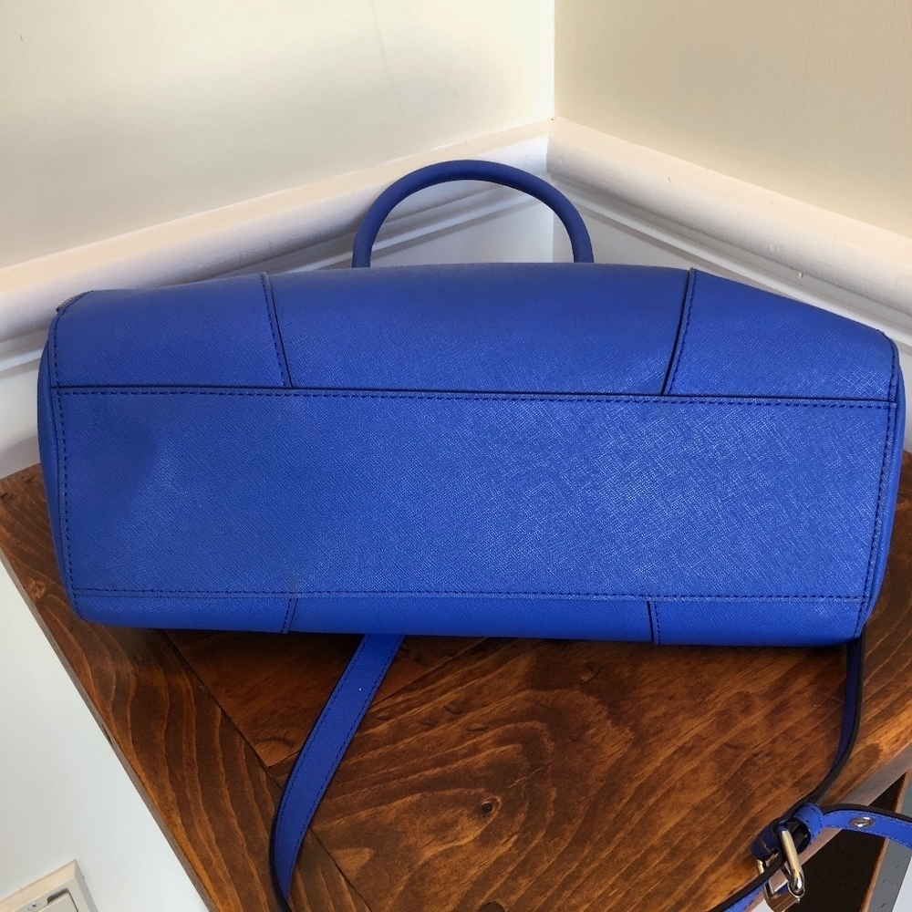 Rebecca Minkoff Amorous Blue Leather Satchel - Picture 2 of 4